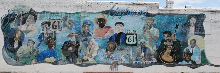 Mural, Leland, Mississippi © Copyright 2008 Alan White. All Rights Reserved.